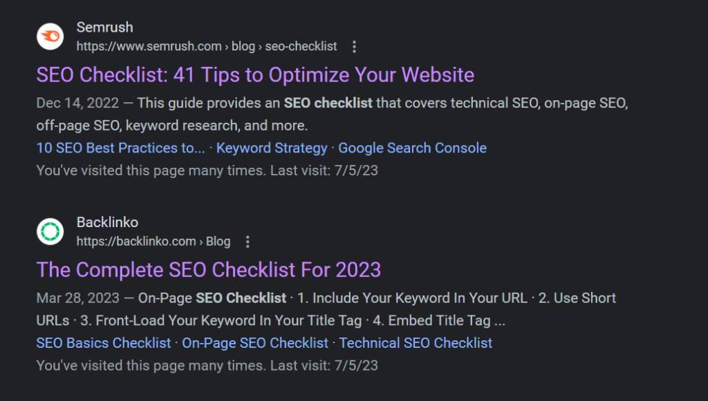 Organic SEO