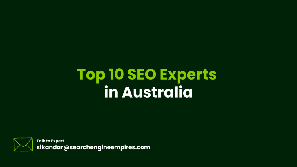 Top 10 SEO Experts in Australia SEO Experts in Australia