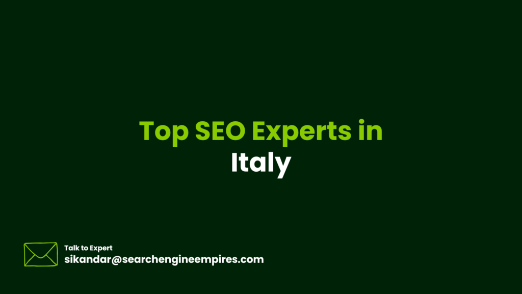10 Top SEO Experts in Italy Top SEO Experts in Italy