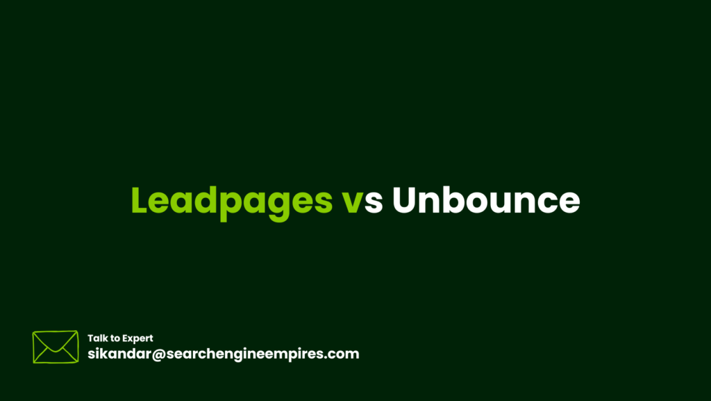 Leadpages vs Unbounce Leadpages vs Unbounce