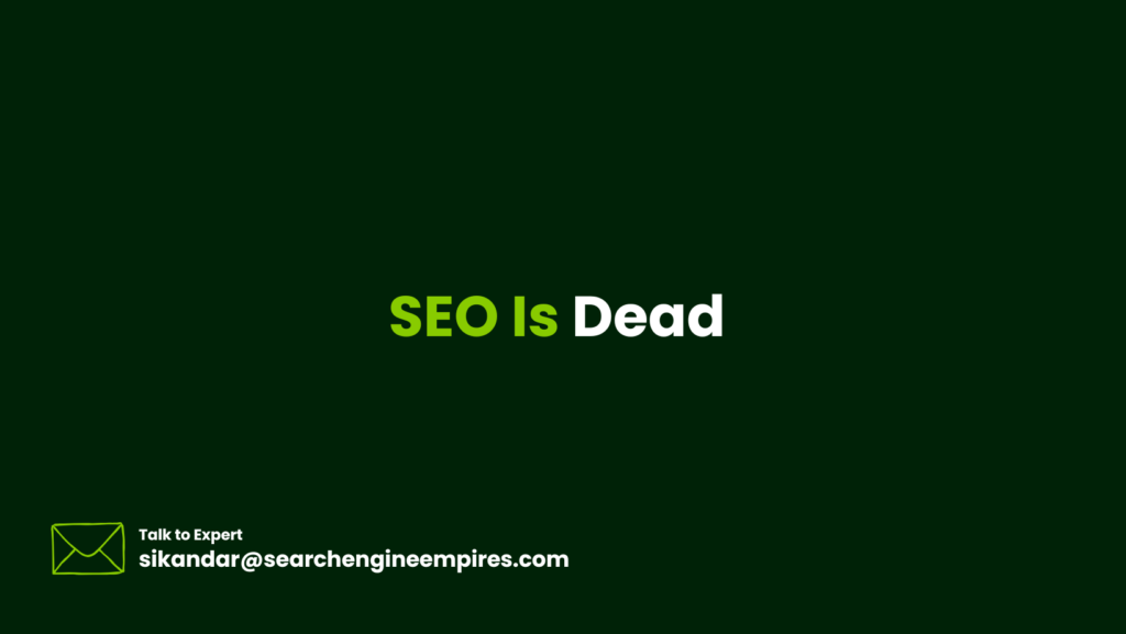 SEO Is Dead seo-is-dead